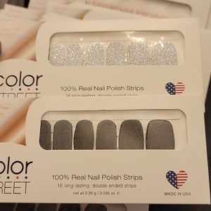 Lot of 2 Color street "winter City &  Only in Vegas" Nail polish sets